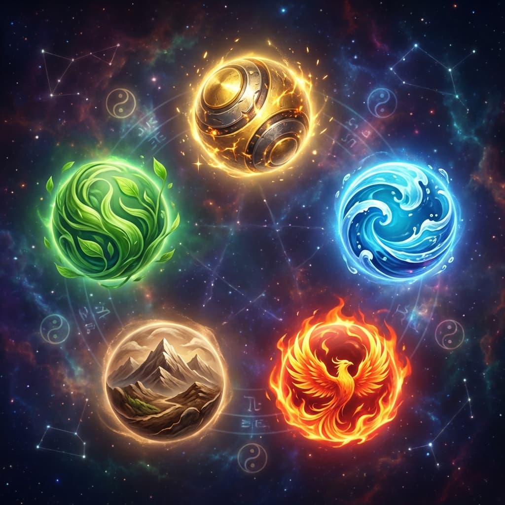 五行相生相克 - 宇宙万物的运行规律